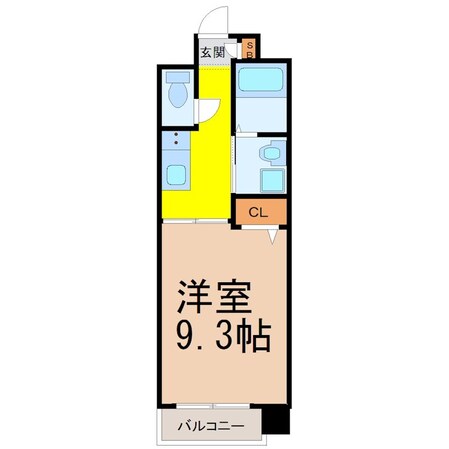 瑞穂運動場西駅 徒歩3分 4階の物件間取画像